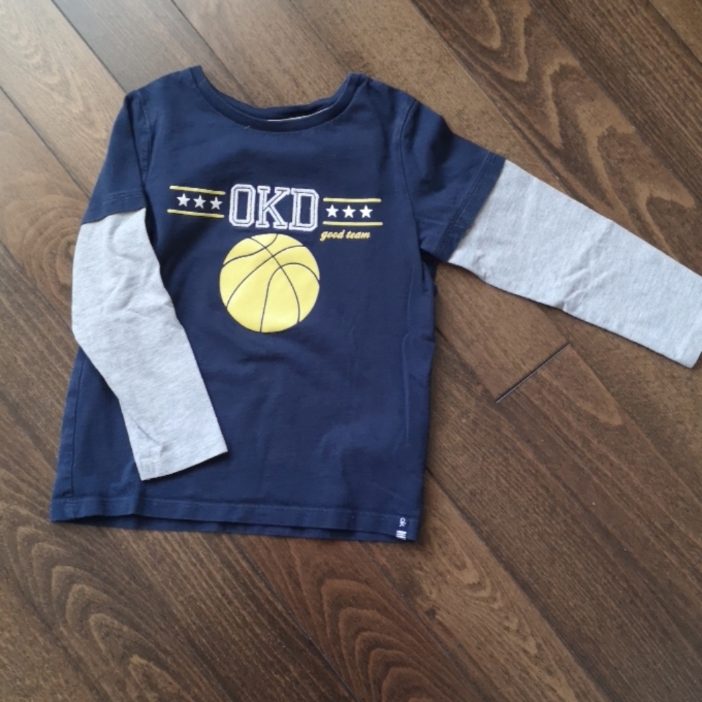 Okaidi boys long sleeve tee size 4